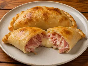 Empanada de jamón y queso