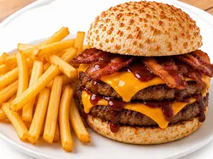 Hamburguesa doble cheddar