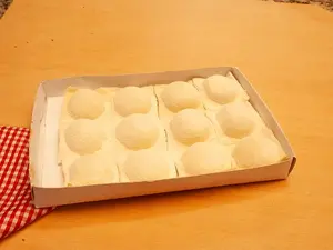 Panzottis de ricota jam y nuez