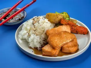 Salmón Teriyaki
