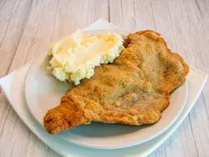 1 de pollo c pure, f o mixta