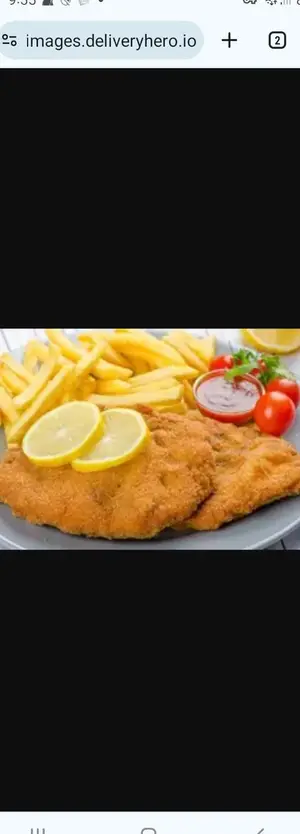 1 MILA DE POLLO CON FRITA O PURE O Ensalada