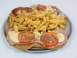 2 milas napolitanas con fritas