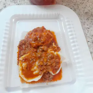 3 Porc De Sorrentinos Rell Jymuzarella Con Salsa Fileto O Bolognesa