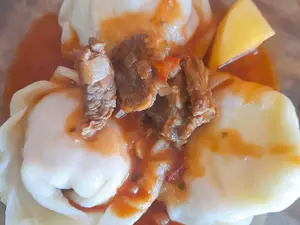 4 sorrentinos rellenos