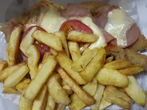 Mila napo con c/ pure o fritas