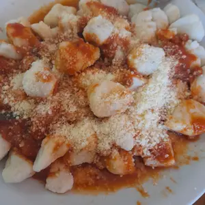 Ñoquis para compartir c.salsa