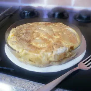 Tortilla De Papa Con Cebolla