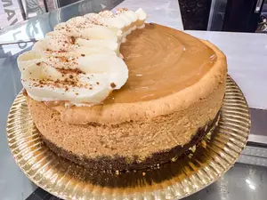 Cheesecake de dulce de leche