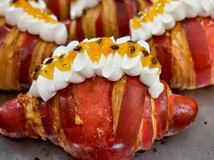 Croissant con maracuya