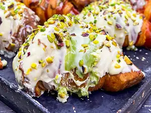 Croissant con pistaccho