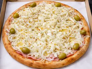Fugazzeta y jamón