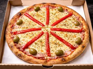 Jamón y morrón