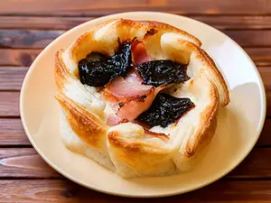 Panceta y ciruela