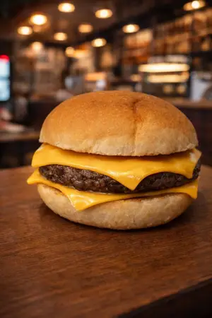 Hamburguesa con cheddar