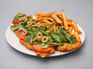 Milanesa tana + guarnición