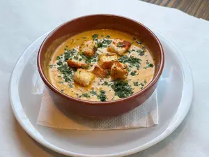 Sopa crema de calabaza