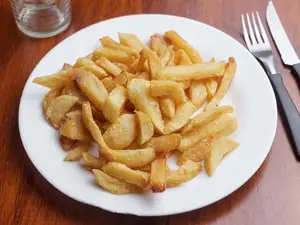 Porción de papas fritas