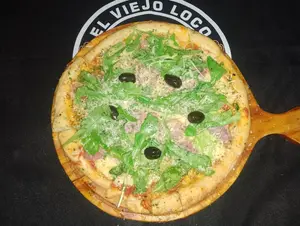 Pizza de rúcula