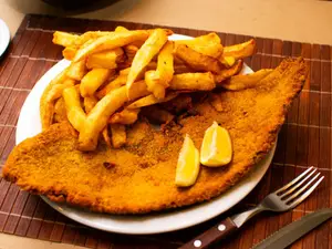 Milanesa Con Fritas