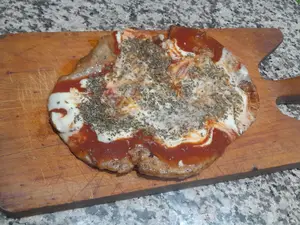 Matambre a la pizza + papas