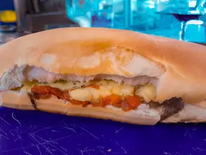 Sanguche de seitan a nolitana