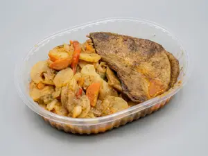 Seitán con verduras