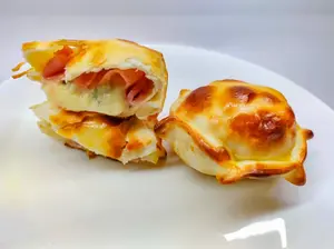Roquefort y jamón horno