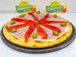 Pizza especial con morrones