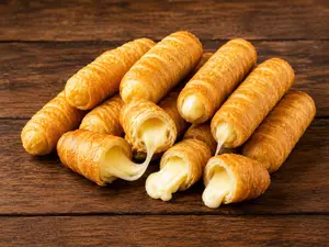 12 tequeños rellenos de queso
