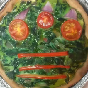 Mini Tarta Verduras saludable