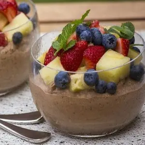 Mousse de chocolate ligth