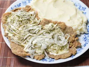 Milanesa de ternera fugazza
