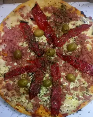 Jamón y morrón