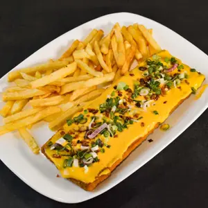 Milanesa cheddar indi