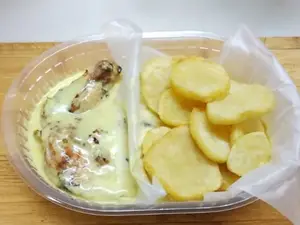 1/4 de pechuga a la mostaza