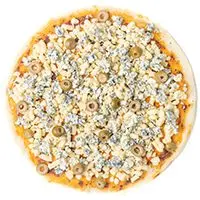 Pizza con roquefort