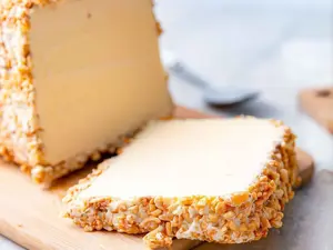 Postre almendrado en barra