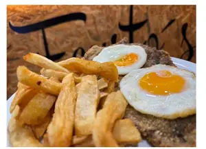 Milanesa a caballo