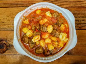 Ñoquis c/salsa mixta o filleto