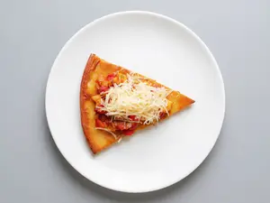 Fainá c/ vegetales y provolone