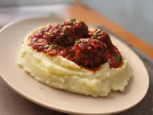 Albóndigas con pure