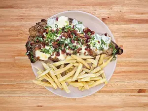 Milanesa panceta y verdeo