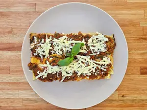 Canelones de ricota y verdura