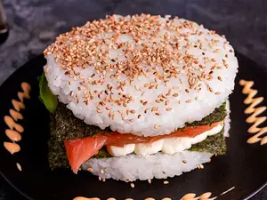 Burger atun tapa normal