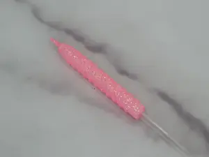 Velón largo rosa