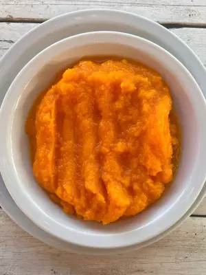 Puré de calabaza sin tacc