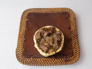 Canastita de carne a cuchillo