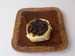 Canastita de cebolla caramel