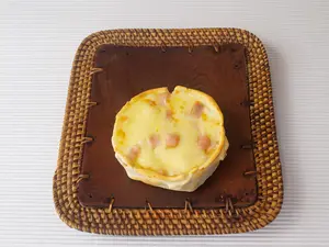 Canastita de jamón y queso
